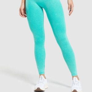 BODY GLOVE FLATTERING TURQUOISE ATHLETIC LEGGINGS 🩱👟